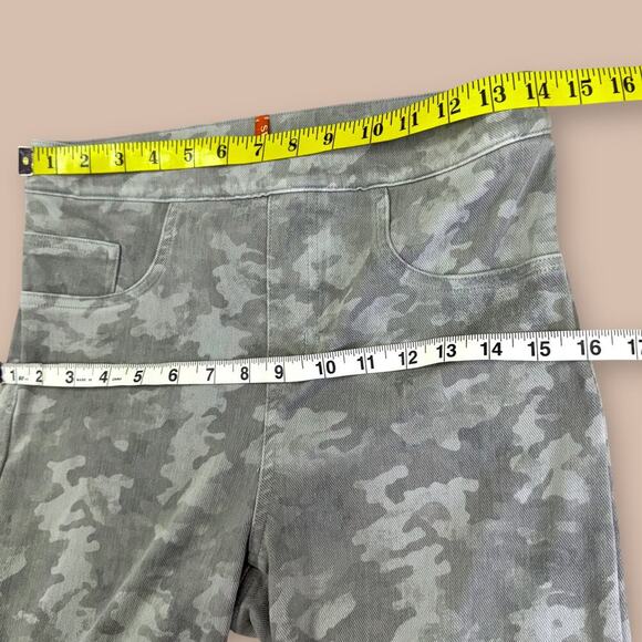 SPANX Camo Jeggings Slim Fit Ankle Leggings Pull On Size M Stone Washed Stretchy - Picture 12 of 16